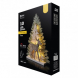 LED vánoční stromek, 23cm, 2× AA, vnitřní, teplá bílá, čas.