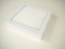 LED stropní svítidlo 18W přisazený čtverec 220x220mm - Studená bílá