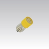 LED žárovka 220-230V/016 žlutá E10