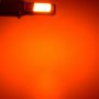 LED žárovka T10 12V W5W plochá oranžová