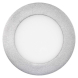 LED panel 120mm, kruhový přisazený stříbrný, 6W neutr. bílá