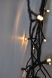 LED venkovní vánoční řetěz, 200 LED, 10m, přívod 5m, 8 funkcí, IP44, teplá bílá