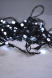LED venkovní vánoční řetěz, 400 LED, 20m, přívod 5m, 8 funkcí, IP44, studená bílá