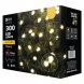 300 LED dekor. osvětlení - kulička 30M teplá bílá, časovač