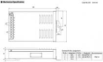 Napájecí zdroj: spínaný LED 400W 24VDC 21,6÷26,4VDC 16,7A