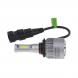 COB LED žárovky H10 bílá, 9-32V, 8000LM, IP65