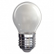 LED žárovka Filament Mini Globe A++ matná 4W E27 teplá bílá