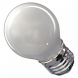 LED žárovka Filament Mini Globe A++ matná 4W E27 teplá bílá