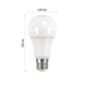 LED žárovka Classic A60 10,5W E27 neutrální bílá
