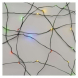 LED vánoční nano řetěz, 2× AA, 1,9m, multicolor, časovač