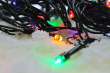 LED venkovní vánoční řetěz, 100 LED, 10m, přívod 3m, 8 funkcí, časovač, IP44, vícebarevný