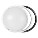 LED přisazené svítidlo, kruhové černá/bílá 14W teplá bílá