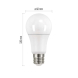 LED žárovka Classic A60 10.5W E27 teplá bílá 3ks