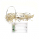 LED vánoční nano řetěz – ježek, 2,4m, teplá bílá, časovač