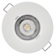 LED bodové svítidlo Exclusive bílé, kruh 8W teplá bílá