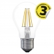 LED žárovka Filament A60 A++ 8W E27 studená bílá