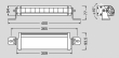 Světlomet dálkový LED 12-24V OSRAM FX250-SP