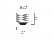 SMD LED žárovka Ball P45 7W/230V E27/4000K/650Lm/180°