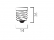 SMD LED žárovka Candle 7W 230V E14/3000K/580Lm/200°
