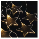 LED vánoční závěs – hvězdy, 80cm, venkovní, teplá bílá, č.