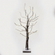 LED vánoční stromek, 60cm, 3× AA, vnitřní, teplá bílá, čas.
