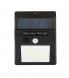 Solární nástěnné svítidlo s čidlem PIR, 20 x LED