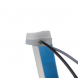 LED silikonový extra plochý pásek bílý 12 V, 60 cm