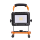 LED reflektor 20W, přenosný, nabíjecí, 1600lm, oranžovo-černý