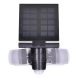  LED solární osvětlení se senzorem, 8W, 600lm, Li-on, černá
