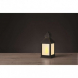LED dekorace –  lucerna mléčná, 6x 3x AAA, černá, vintage