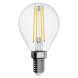 LED žárovka Filament Mini Globe 6W E14 neutrální bílá