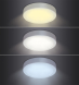 LED mini panel CCT, přisazený, 18W, 1530lm, 3000K, 4000K, 6000K, kulatý
