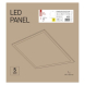 LED panel backlit 60×60, čtvercový vestavný bílý, 34W,UGR,n.b.