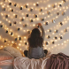 ACA DECOR LED dekorační girlanda - Kolíčky s Vánočními motivy, teplá bílá barva, 3xAA, 180 cm
