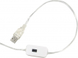 LED pásek 2m bílý, pohybové čidlo, napájení USB