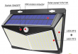 Solární svítidlo LED-208x s PIR čidlem nástěnné /Solární světlo/