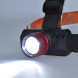  LED čelová nabíjecí svítilna, 3W,150lm, zoom, Li-ion, USB