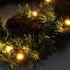 Vánoční věnec, průměr 40cm, 15x LED, IP44, 3x AA, časovač