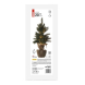 LED vánoční stromek, 52 cm, 3x AA, vnitřní, teplá bílá, časovač