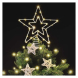 Standard LED spojovací vánoční hvězda, 28,5 cm, venkovní i vnitřní, teplá bílá, časovač