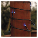 Standard LED spojovací vánoční řetěz, 10 m, venkovní i vnitřní, modrá