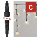 Profi LED spojovací řetěz problikávající – rampouchy, 3 m, venkovní, teplá bílá, časovač