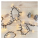 LED vánoční řetěz – ježek, 8 m, venkovní i vnitřní, vintage, časovač