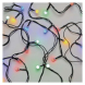 LED vánoční cherry řetěz – kuličky, 8 m, venkovní i vnitřní, multicolor, časovač