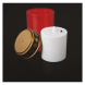 LED hřbitovní svíčka červená, 2x C, venkovní i vnitřní, teplá bílá, časovač