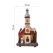 LED vánoční kostel, 17,5 cm, 3x AA, vnitřní, teplá bílá
