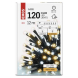 LED vánoční řetěz, 12 m, venkovní i vnitřní, teplá/studená bílá, časovač