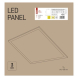 LED panel PROFI 60×60, čtvercový vestavný bílý, 40W teplá bíla, UGR, Emergency