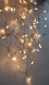 LED vánoční závěs, rampouchy, 360 LED, 9m x 0,7m, přívod 6m, venkovní, teplé bílé světlo