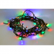 LED venkovní vánoční řetěz, 100 LED, 10m, přívod 3m, 8 funkcí, časovač, IP44, vícebarevný
